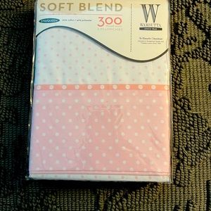 Wamsutta Pink Polka Dot Pillowcases New